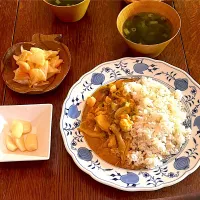 晩ごはん♯マッサマンカレー♯カルディ|小松菜さん