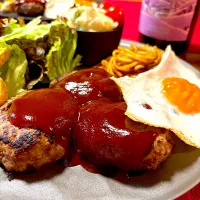 ハンバーグプレート