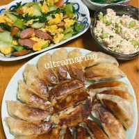 ＊レンチンおからサラダ、オクラのおひたし。パタパタした日の簡単ごはん＊|ultramarineさん