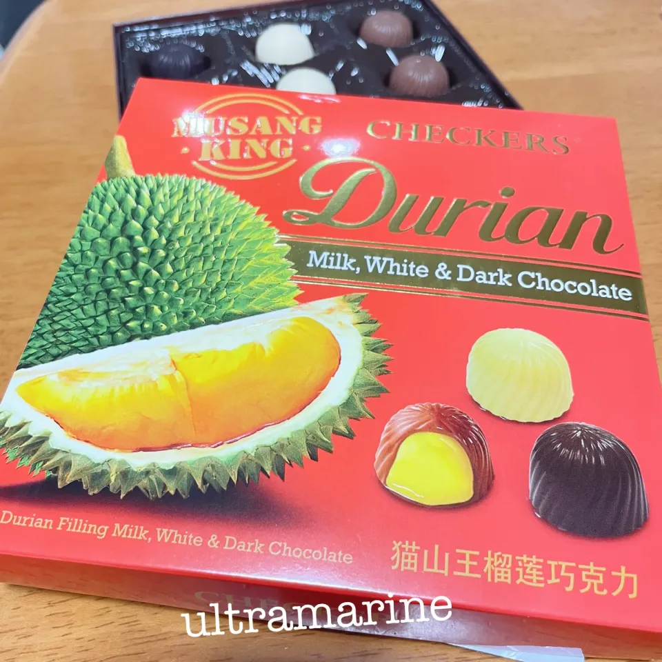 ＊シンガポール🇸🇬のお土産、ドリアンchocolate♪＊|ultramarineさん
