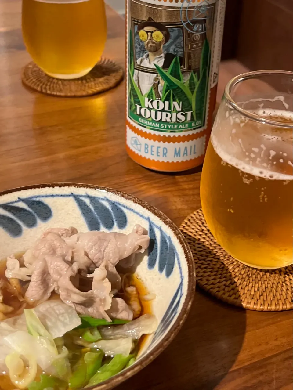 豚しゃぶ & リトアニアのビール🍺Volfas Engelman Köln Tourist🇱🇹ヴォルファス エンゲルマン ケルンツーリスト|アッコちゃん✨さん