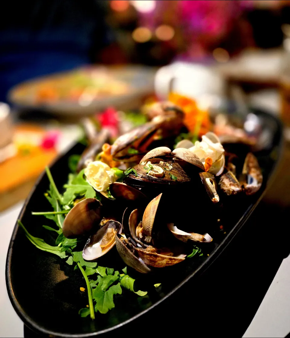 pasta with seafood ( basta con mariscos) . (|Daniel Mazzarelloさん