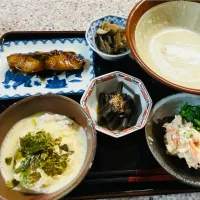 5/10 夕食 味噌とろろ定食|kittykittyさん