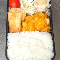 中華弁当（海老チリ、春巻、焼売）|黒川克博さん