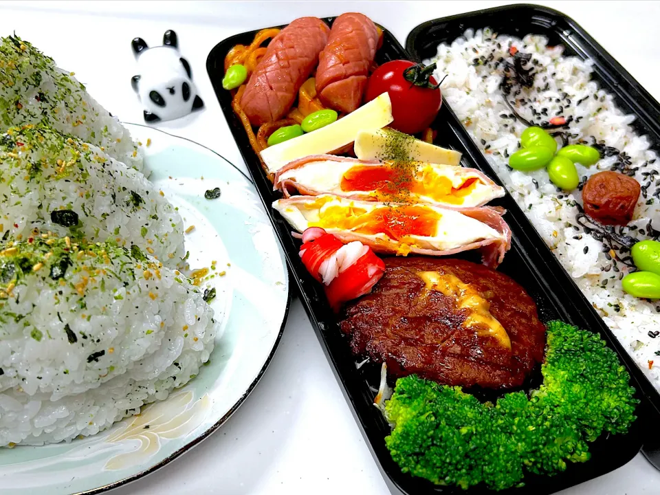 今日のお弁当🍙🍱です|パンダ🐼🐼パンダさん