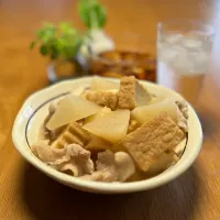 5/12の夕食　大根と厚揚げの煮物|yoneさん