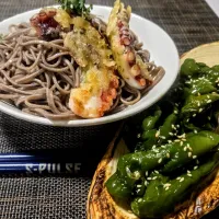 たこ天そば
ピーマンの丸焼き|マギーさん