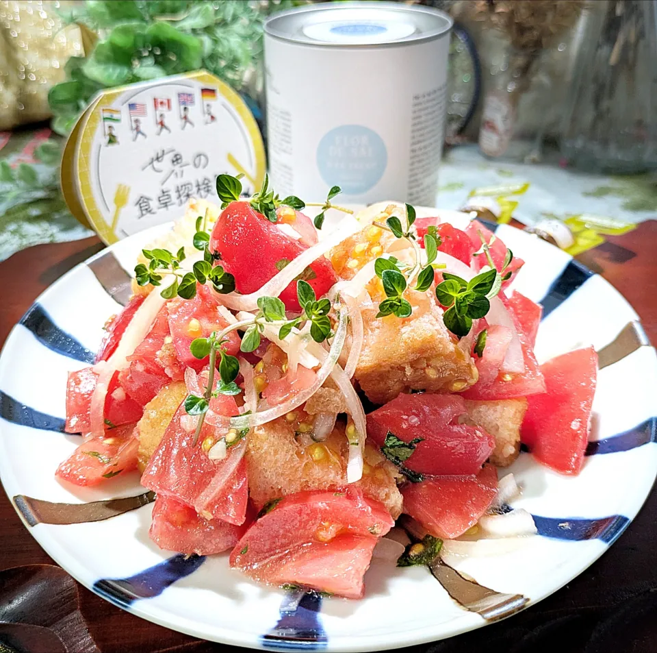 🌏『世界の食卓探検隊』🇮🇹イタリア料理
【🇮🇹パンツァネッラ】|ayaさん