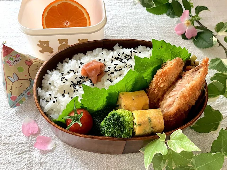 ＊0023.サーモンフライ🐟娘ちゃんの高校生弁当🍱＊|＊抹茶＊さん