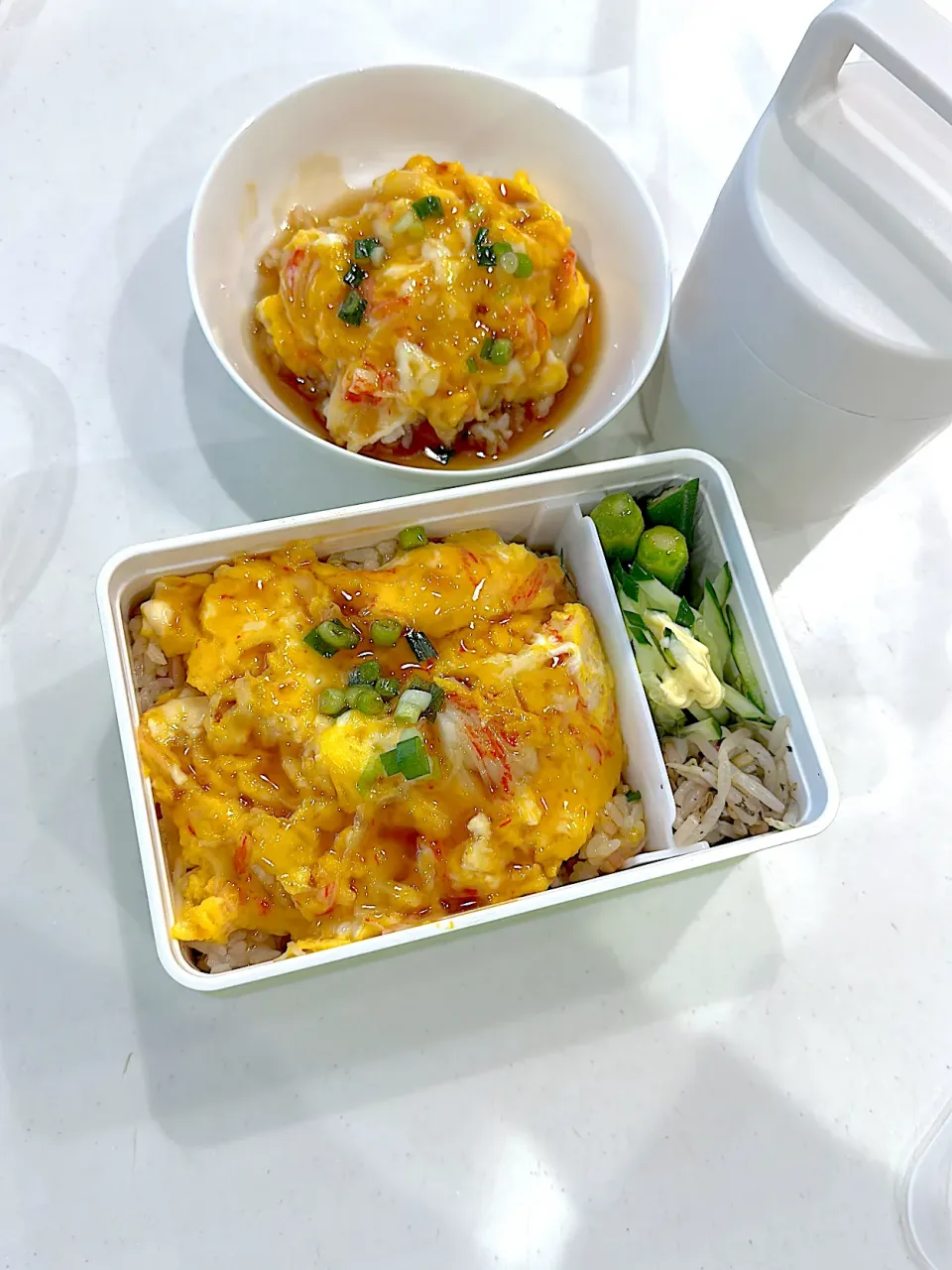 天津飯弁当|あやごはん( ͡σ̴̶̷̤. ͡σ̴̶̷̤)ෆ⃛さん