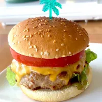 母の日バーガー💐by長男| Satomi Cafeさん