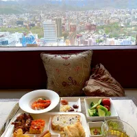 35階からの景色とバイキング🎶|がおりんさん