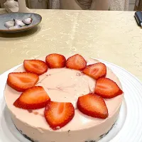 苺のレアチーズケーキ|yosukeさん