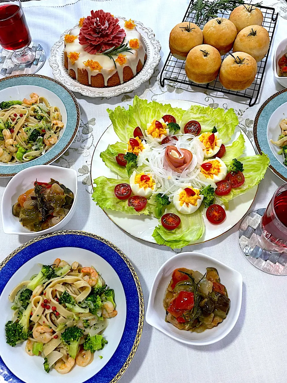 母の日の献立|シフォンさん