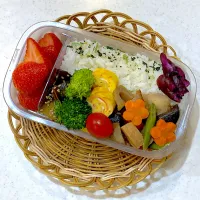 筑前煮の中学生弁当|リングさん
