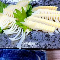 朝堀　竹の子お刺身|ヒロミ🏝🏝🏝🌺🏄🌊🐬🏄‍♀️🏄‍♂️🍹🐠👙🌺さん