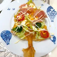 母の日ディナー　花束サラダ🥗|Maikoさん