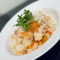 トマトとツナの炊き込みご飯|みずほさん