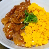 パパ盛付け👨照焼きチキン丼|ぱんだのままんさん
