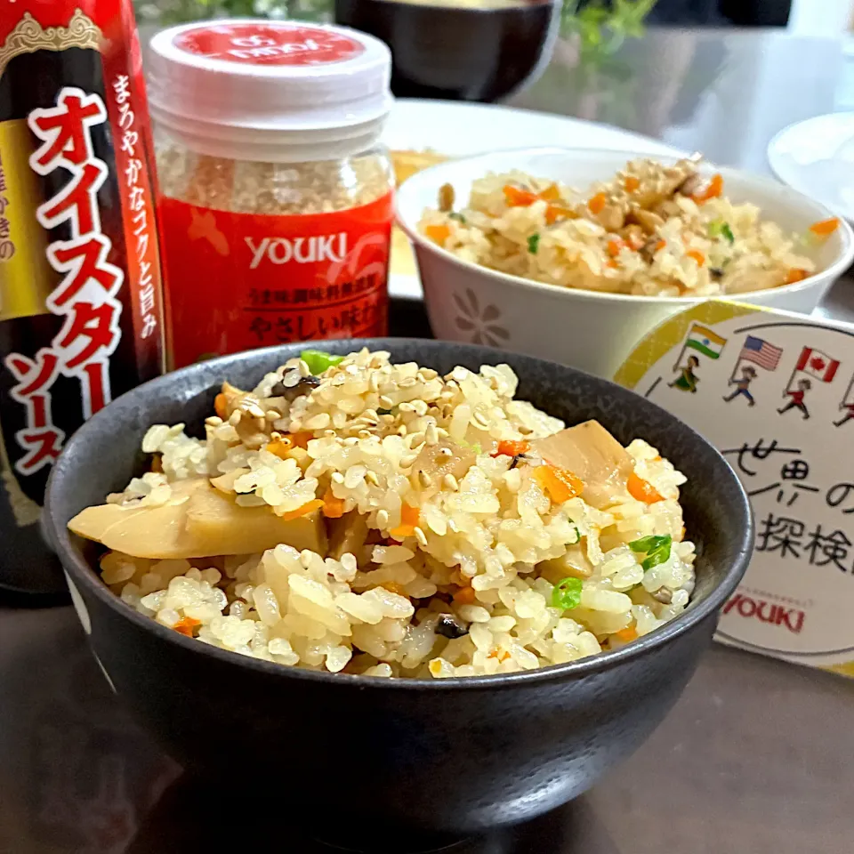 たけのこの炊き込みごはん🍚|あやめもちもちさん
