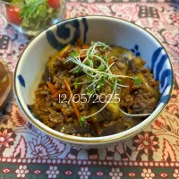 茄子ミン丼|友さん