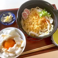 はいからうどん(玉子ごはん付き)