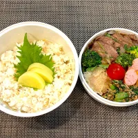 高校生息子のお弁当🍱 焼肉弁当🍱|Snow10さん