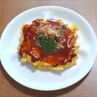 ナナの料理　お豆腐の入ったお好み焼き|ナナさん