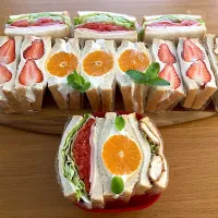 ＊0024.初夏のサンドイッチ🥪娘ちゃんの高校生弁当🍱＊|＊抹茶＊さん
