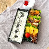 豚肉とカボチャの甘辛炒め弁当🍱|nonoさん
