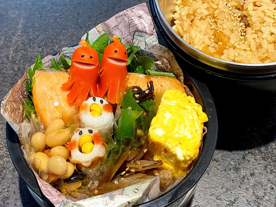 塩鮭弁当🍱|Sugarさん