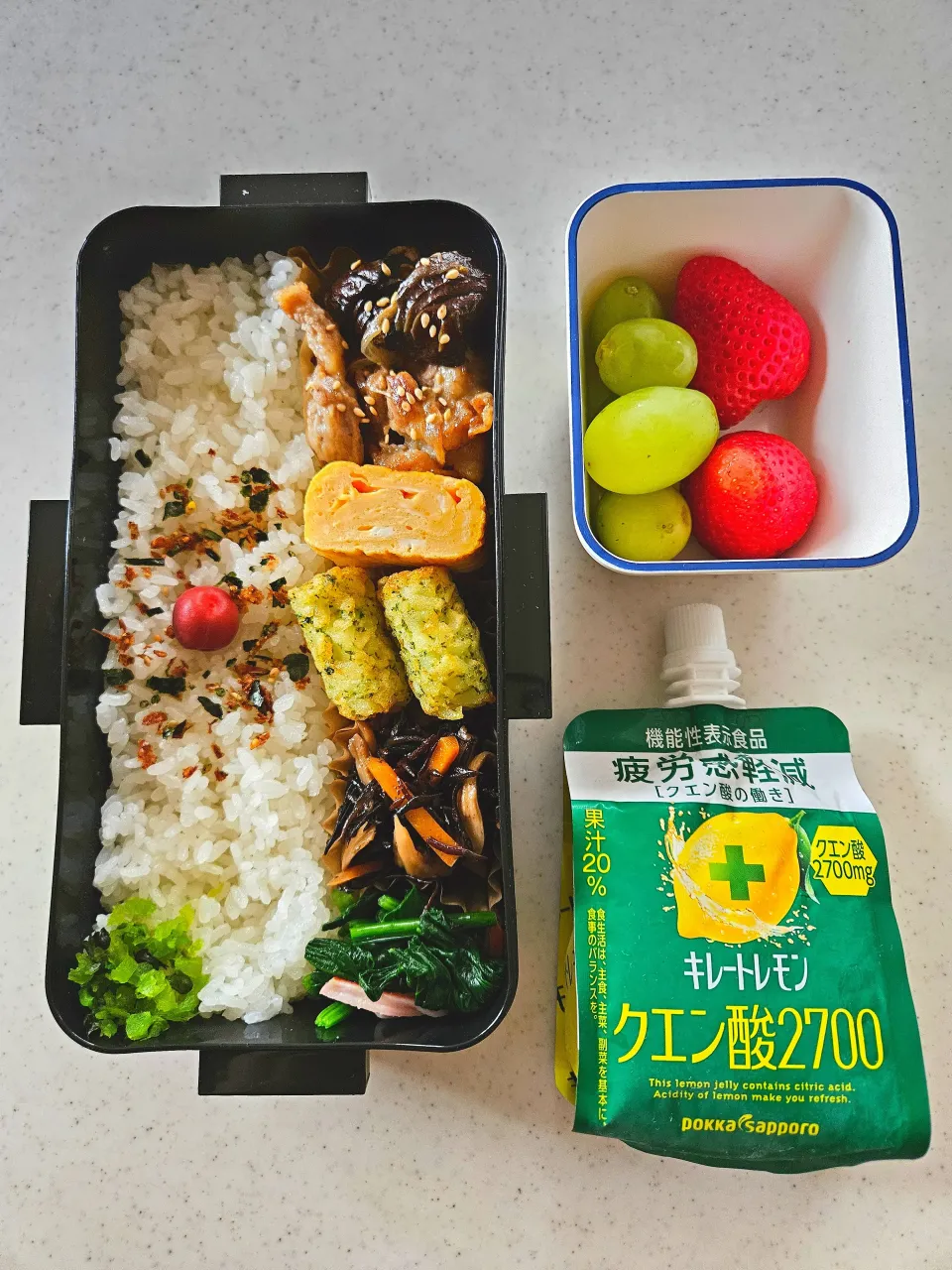 茄子と豚こまの生姜焼き弁当🍱|na---n2846さん