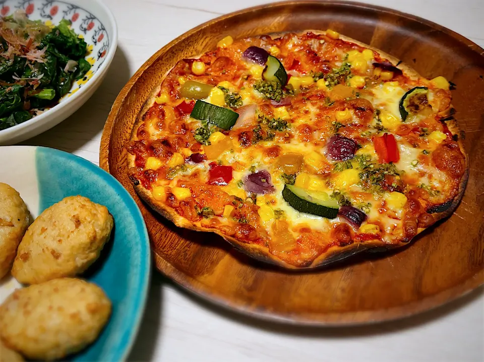 トルティーヤでピザ🍕|もっさんさん