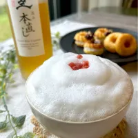 カフェラテのカクテル🤍