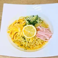 塩冷やし中華　レモンバジル|じいちゃんさん