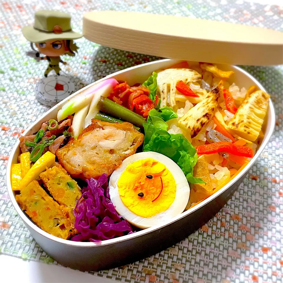 たけのこの炊き込みご飯弁当|アルティッチョさん