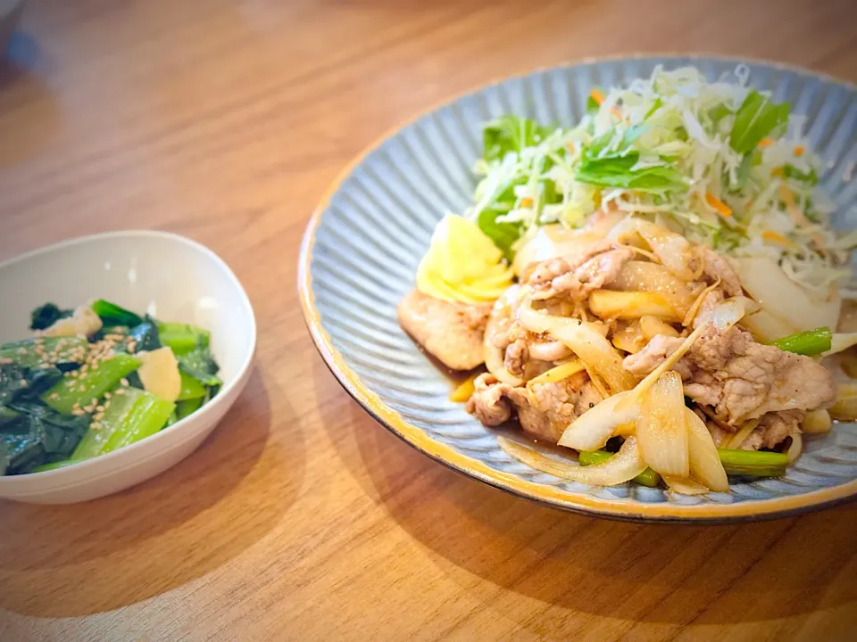 ご近所の食堂で生姜焼き定食を|Megさん