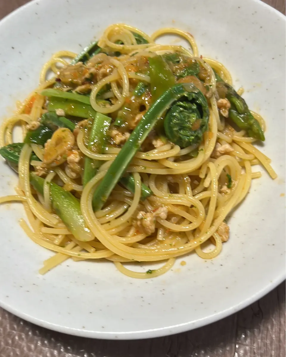 贅沢山菜のパスタ|TDさん