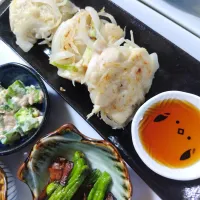 m.rafuさんのお料理真似て、玉ねぎと胸肉の蒸し焼き作ってみました✨