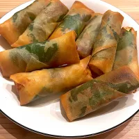 大葉がアクセント☆ささみチーズ春巻き|ぺろたんさん