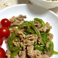 ピーマンと豚肉のオイスター炒め|🍒ふみりん🍒さん