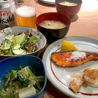 鮭のムニエル・かぶの煮物| くり子さん
