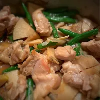 たけのこと鶏肉の甘辛煮|みみほさん