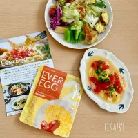 レンチンかんたん トマトとエバーエッグ炒め