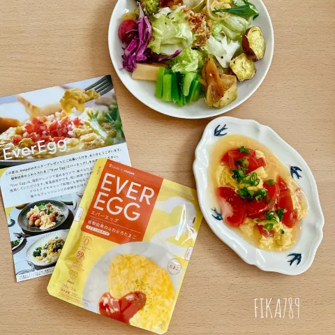 「エバーエッグ」を使ってみたSnapdishの料理・レシピ写真:レンチンかんたん トマトとエバーエッグ炒め