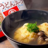 💫ヒガシマルうどんスープでふわふわ海老しんじょ