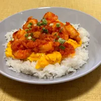 召し上がれエビチリごはん|五郎さん