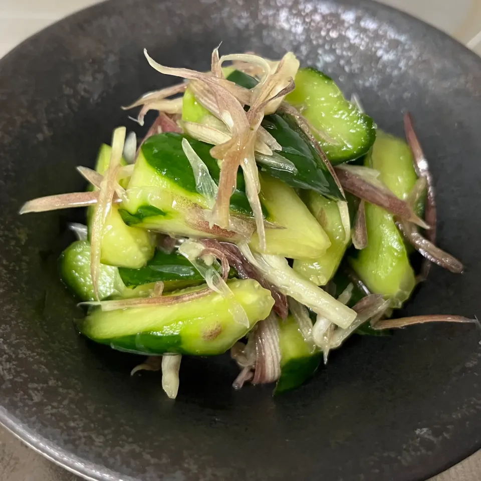 きゅうりと茗荷漬け|sanaeさん