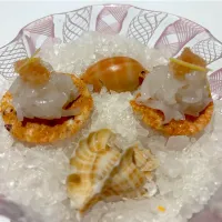 イタリアン🇮🇹コース④・イカとめんたい煎餅