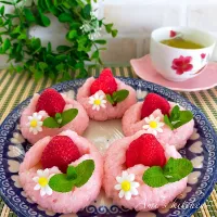 苺餅〜😋🍓|あみさん